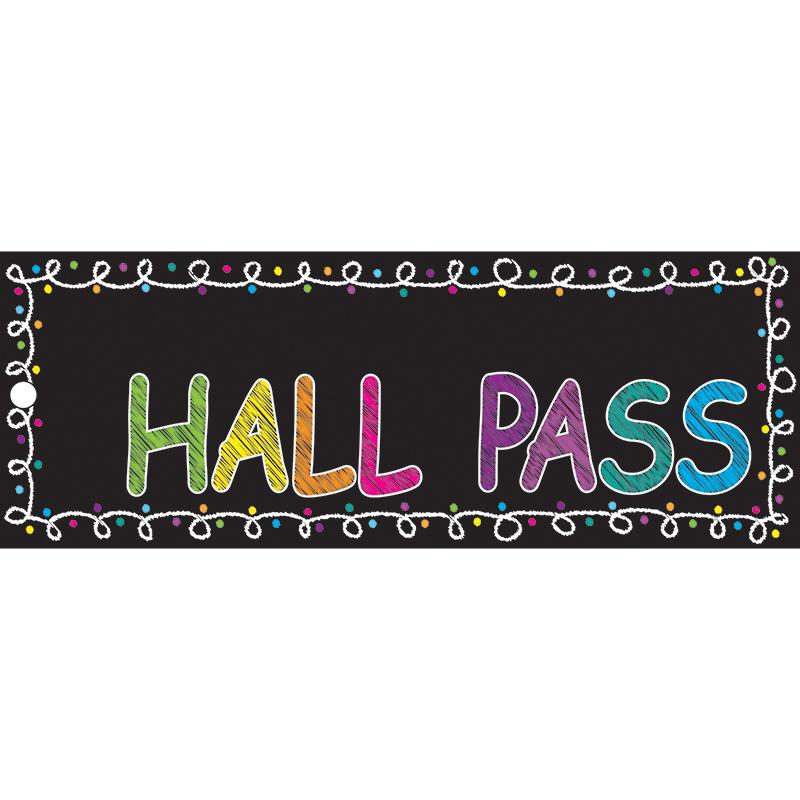 Chalk Hall Laminated 2-Sided Pass, 9