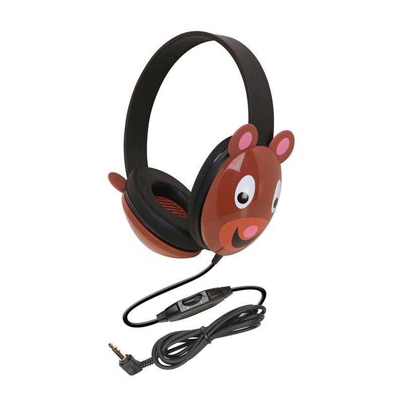  Listening First Animal- Themed Stereo Headphones, Bear