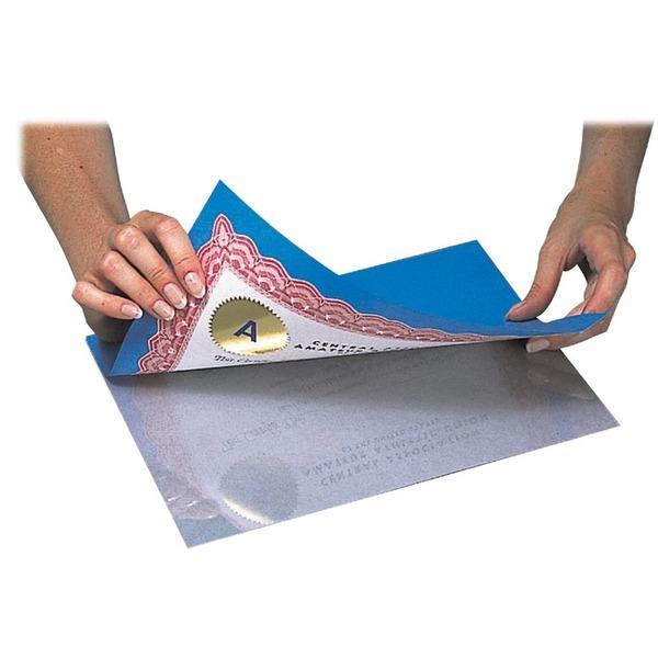 C-Line Heavyweight Cleer Adheer Laminating Sheets - Clear, One-Sided, 9 x 12, 50/BX, 65001