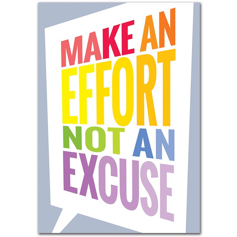  Make An Effort...Inspire U Poster (Paint)