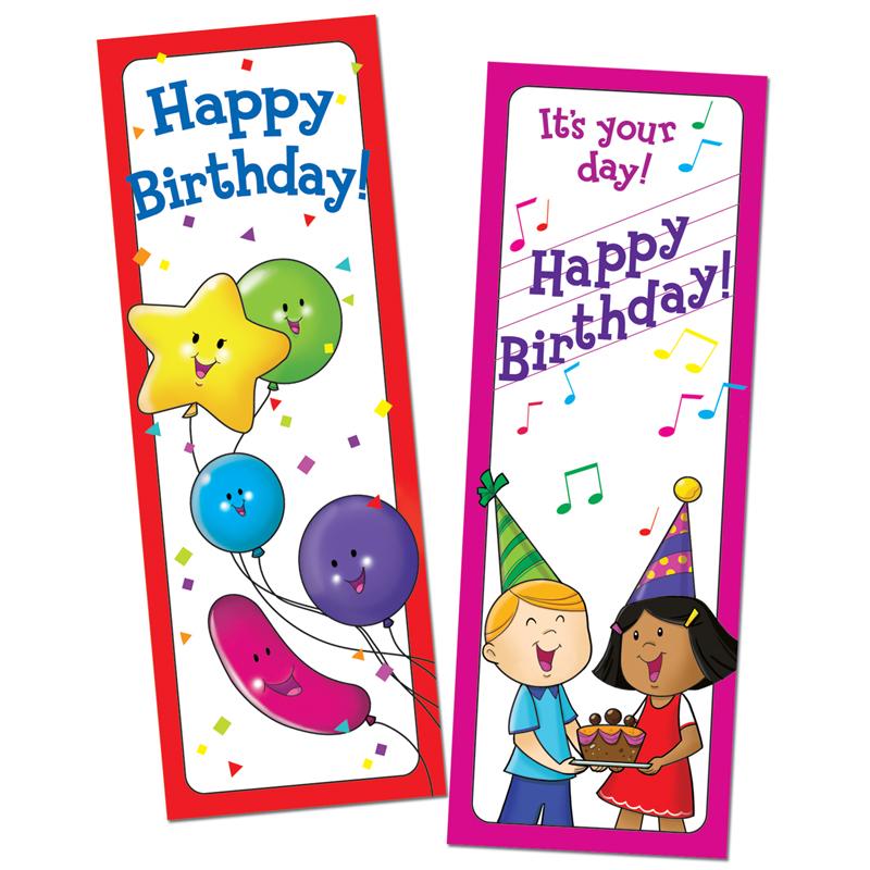  Happy Birthday, Bookmarks