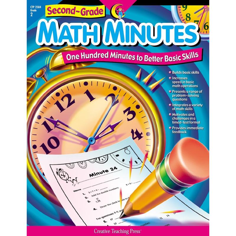 Second-Grade Math Minutes Book