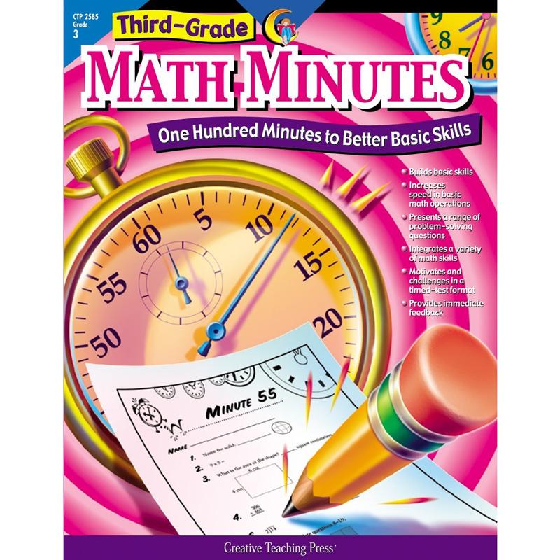 Third-Grade Math Minutes Book