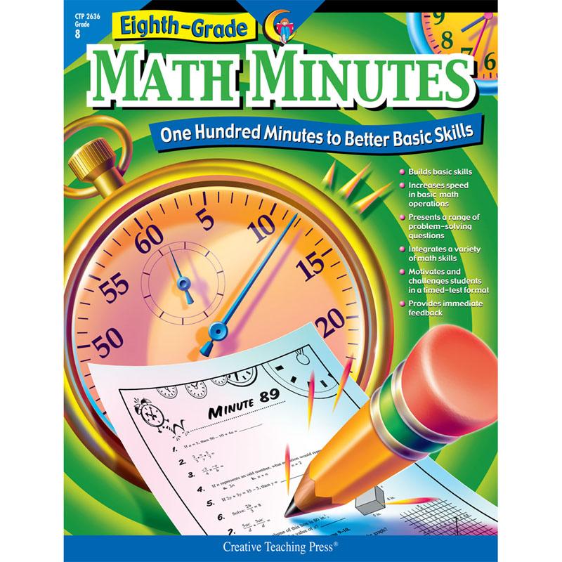  Eighth- Grade Math Minutes Book