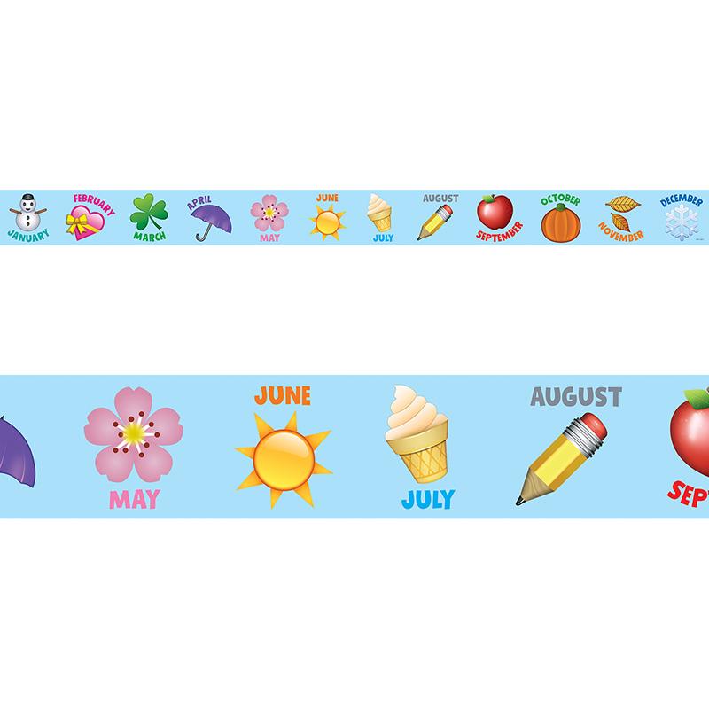  Emoji Months Of The Year Border