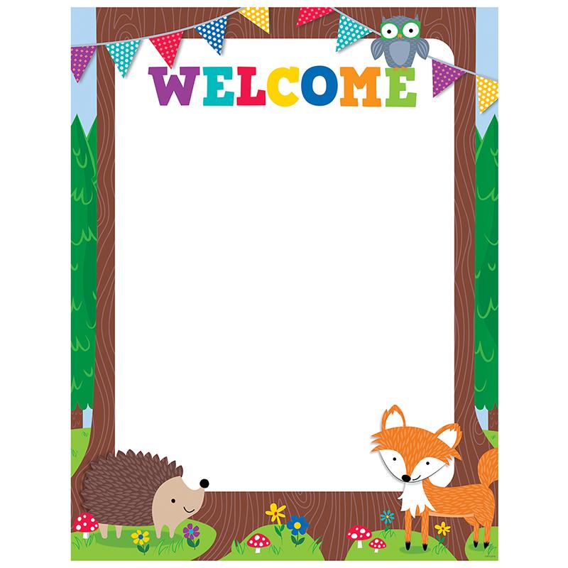 Woodland Friends Welcome Chart