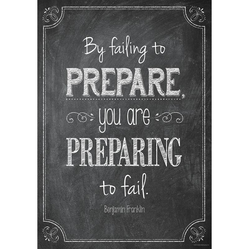 By failing to prepare... Inspire U Poster