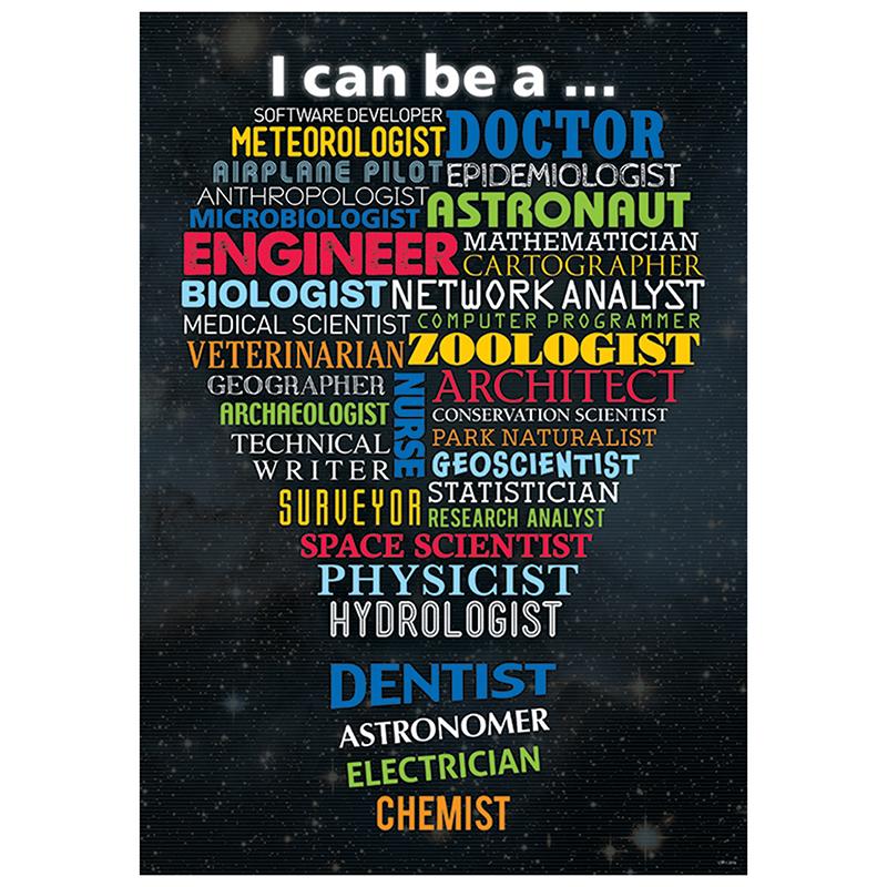 STEM Careers Inspire U Poster, Grade 3+