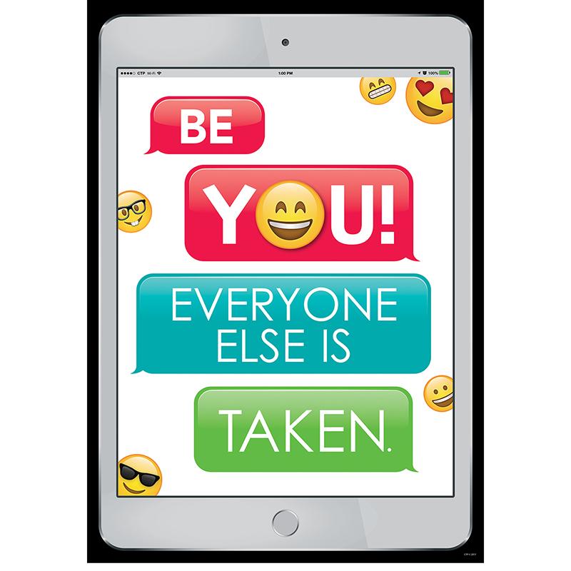 Emoji Fun Inspire U™ Poster, Be You! Everyone else is taken