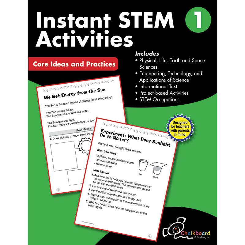STEM Instant Activities Workbook, Grade 1