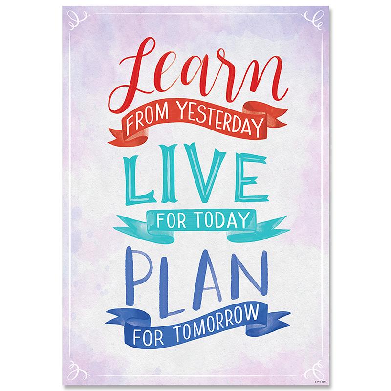 Learn, Live, Plan Inspire U Poster