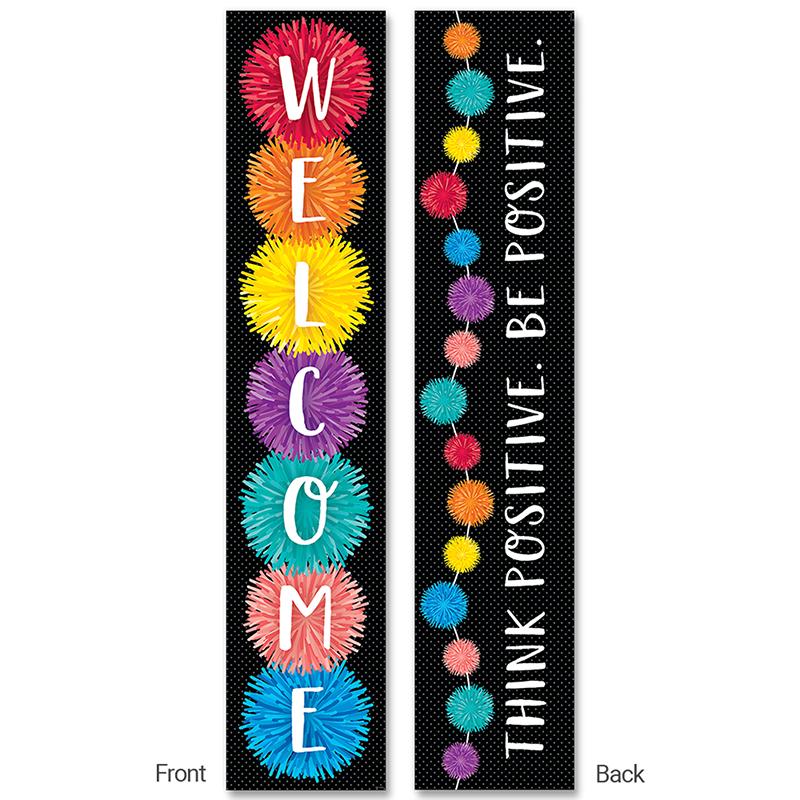  Pom- Poms Welcome Banner (2- Sided)