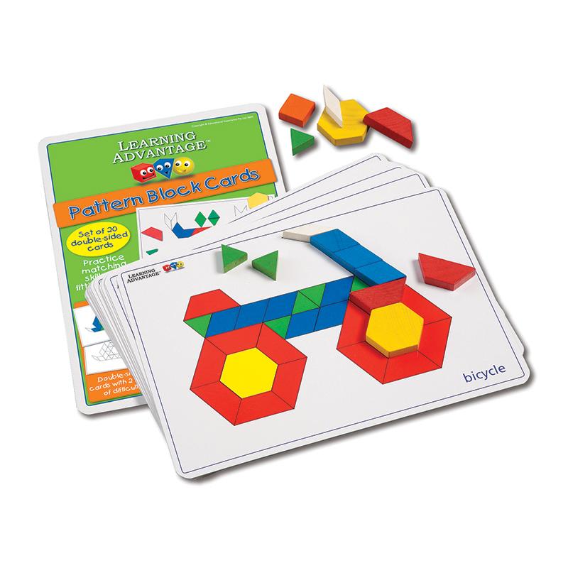 Pattern Block Card, Pack of 20