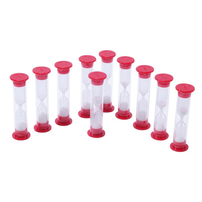 1 Minute Sand Timers, Set of 10