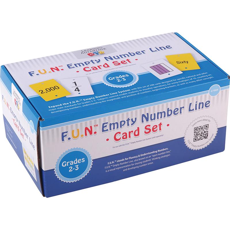 F.U.N.™ Empty Number Line, Cards Only, Grades 2-3