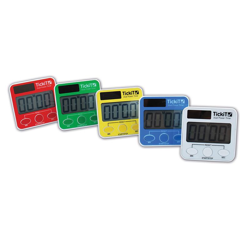 Learning Advantage Dual Power Timer, Set of 5
