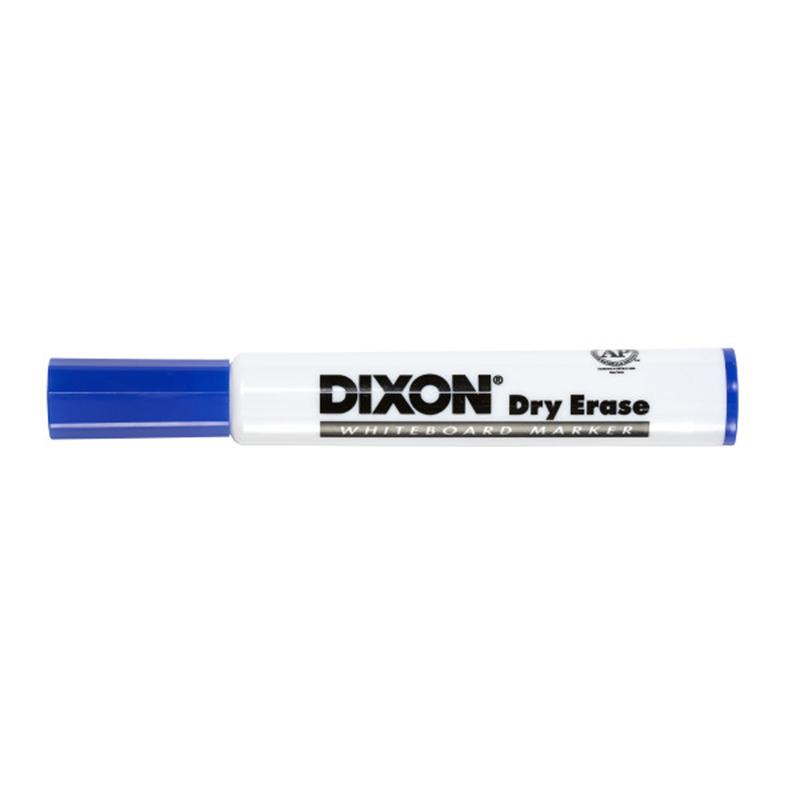 Ticonderoga Dry Erase Whiteboard Markers - Broad, Fine Marker Point - Wedge Marker Point Style - Blue - 12 / Dozen