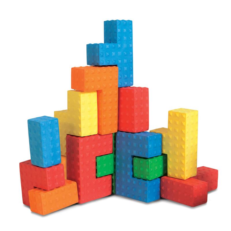 Sensory Puzzle Blocks, 18 Pieces