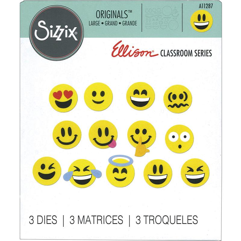 Sizzix Originals Die Set - Emojis (3 Die Set)