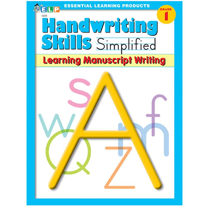 Handwriting Skills Simplified Book: Learning Manuscript Writing