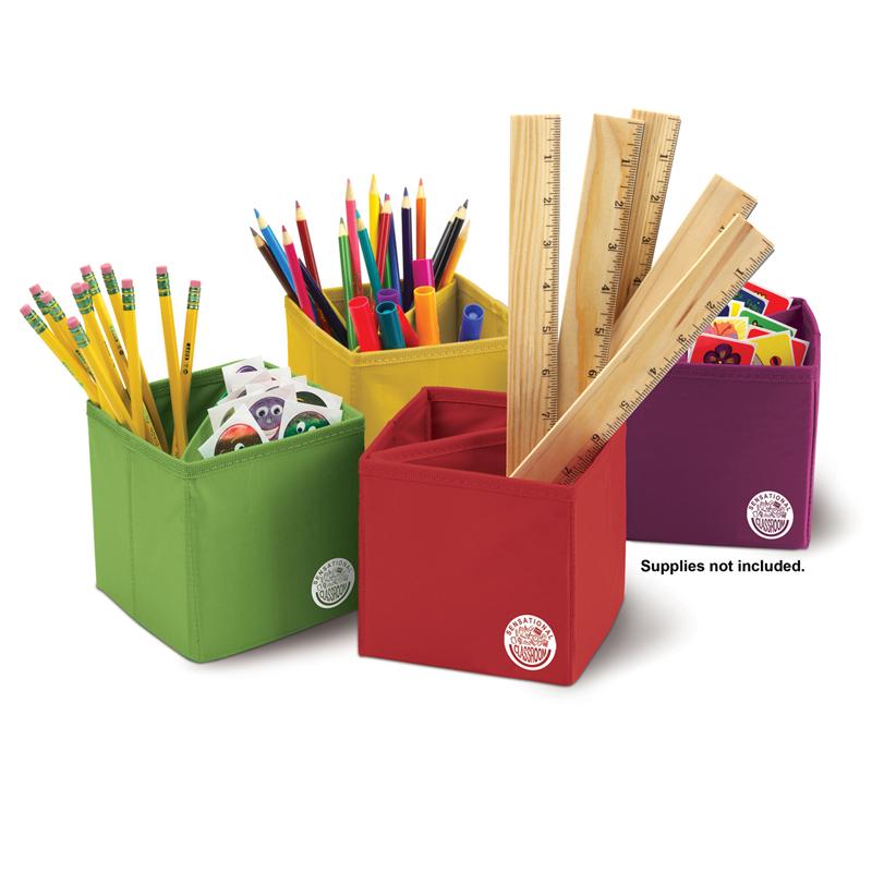 Sensational Classroom™ Essential Collapsible Storage Boxes, Set of 4