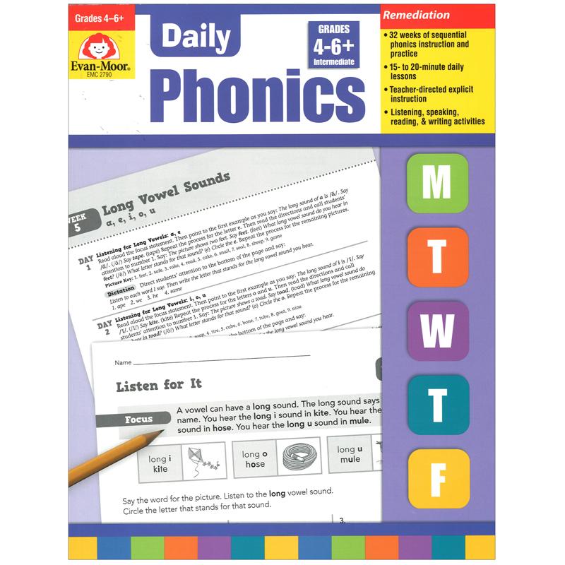 Daily Phonics Book, Grade 4-6+