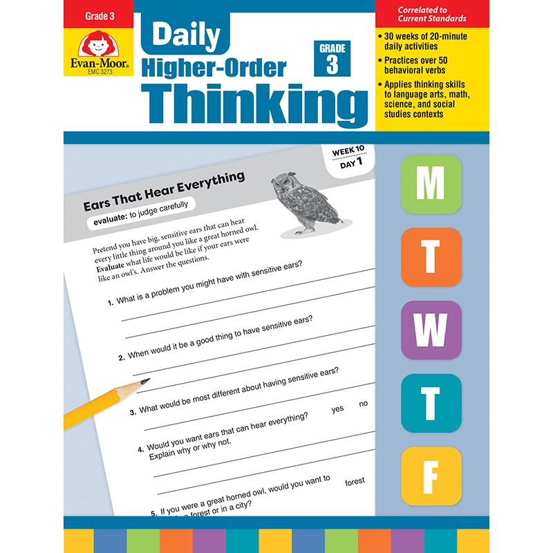  Daily Higher- Order Thinking, Grade 3
