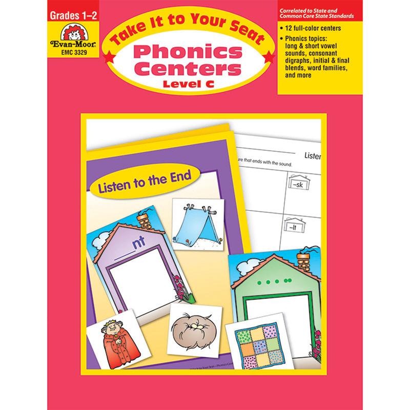 Take It to Your Seat Phonics Centers Book, Grades 1-2