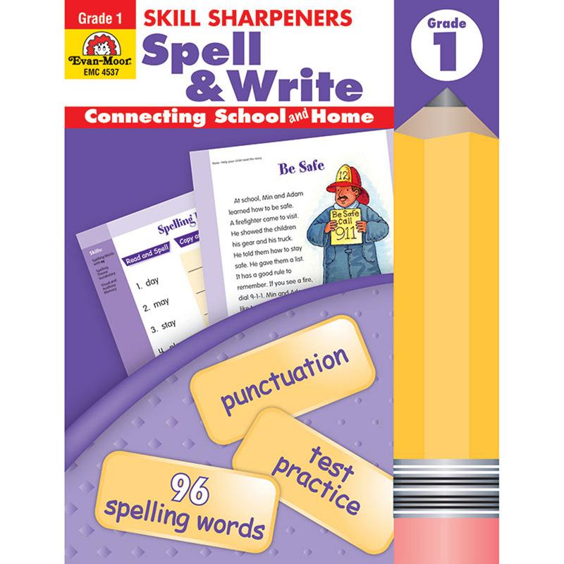 Skill Sharpeners Spell & Write Book, Grade 1