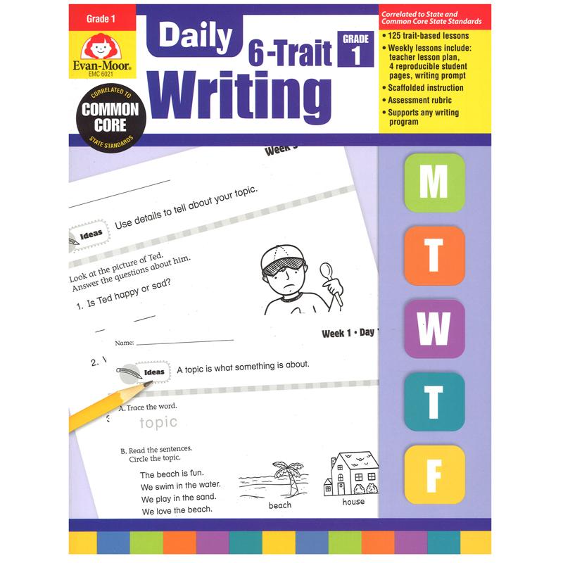  Daily 6- Trait Writing Book, Grade 1