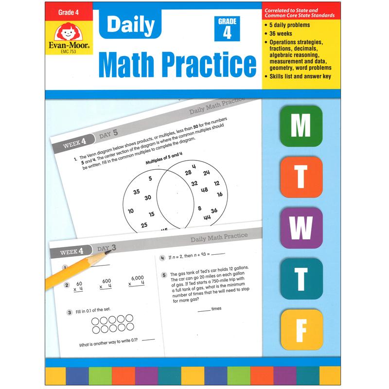 Daily Math Practice, Grade 4