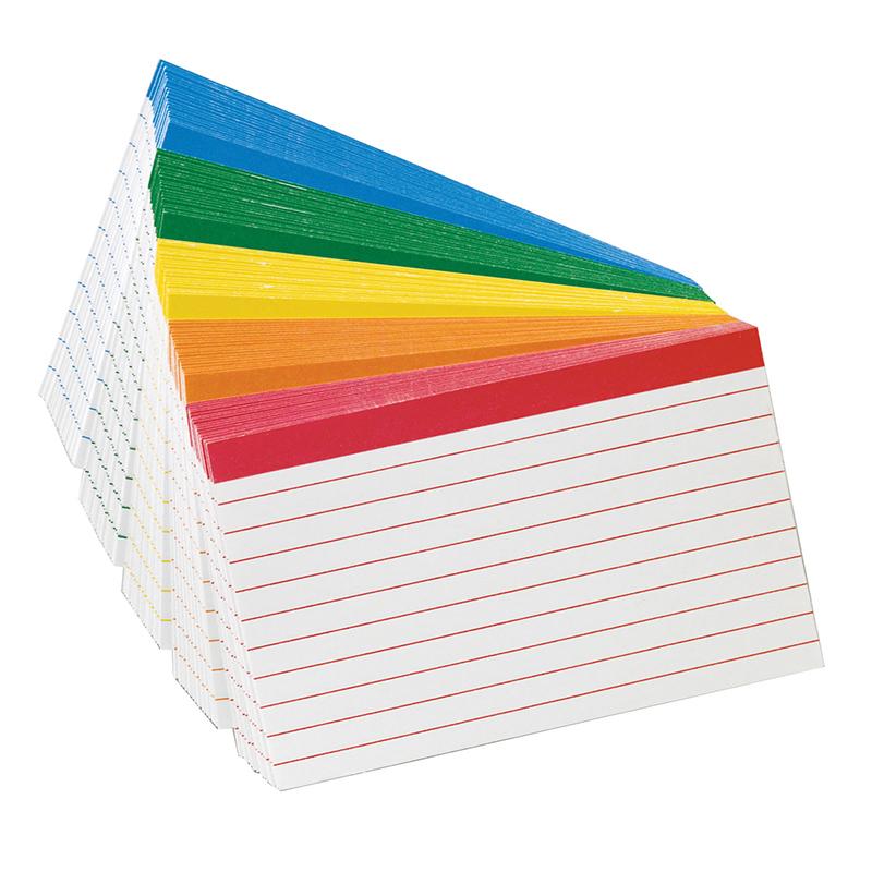  Oxford & Reg ; Color- Coded Index Cards, 3 
