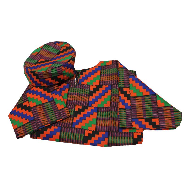 Ethnic Costumes, Boys West African Shirt & Hat