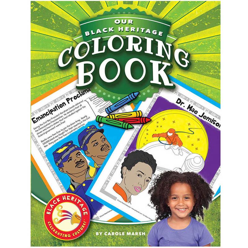 Black Heritage: Celebrating Culture!, Black Heritage Coloring Book