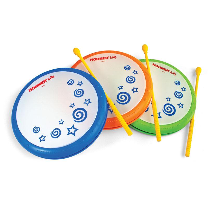 Hand Drum with Mallet, Assorted Colors