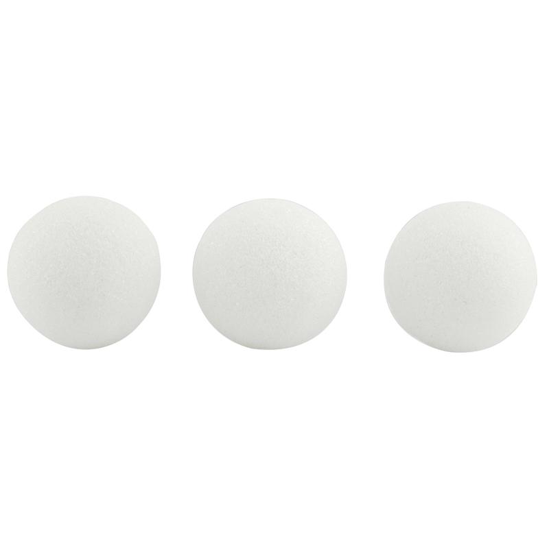 Styrofoam Balls, 3 Inch, Pack of 50