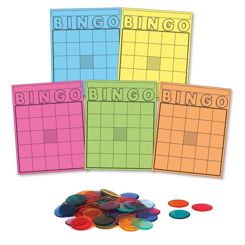  Classroom Bingo Set, 1000 Chips, 50 Cards