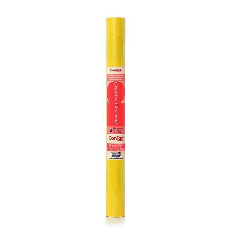 Contact® Adhesive Roll, Yellow, 18
