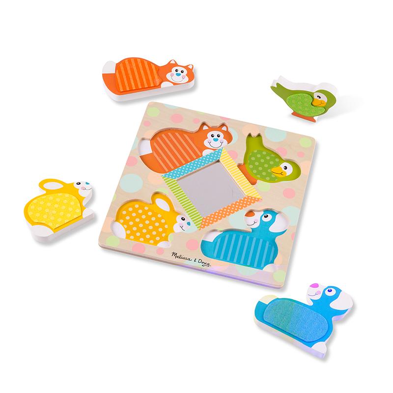Touch AND Feel Peek-a-Boo Pets Puzzle