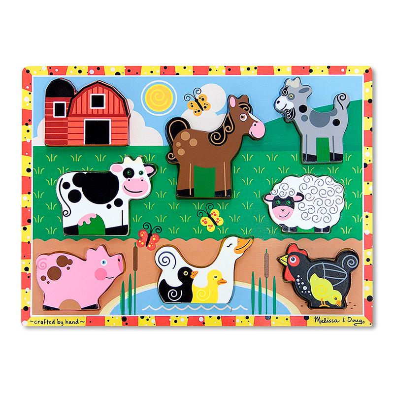 Farm Animals Chunky Puzzle, 9
