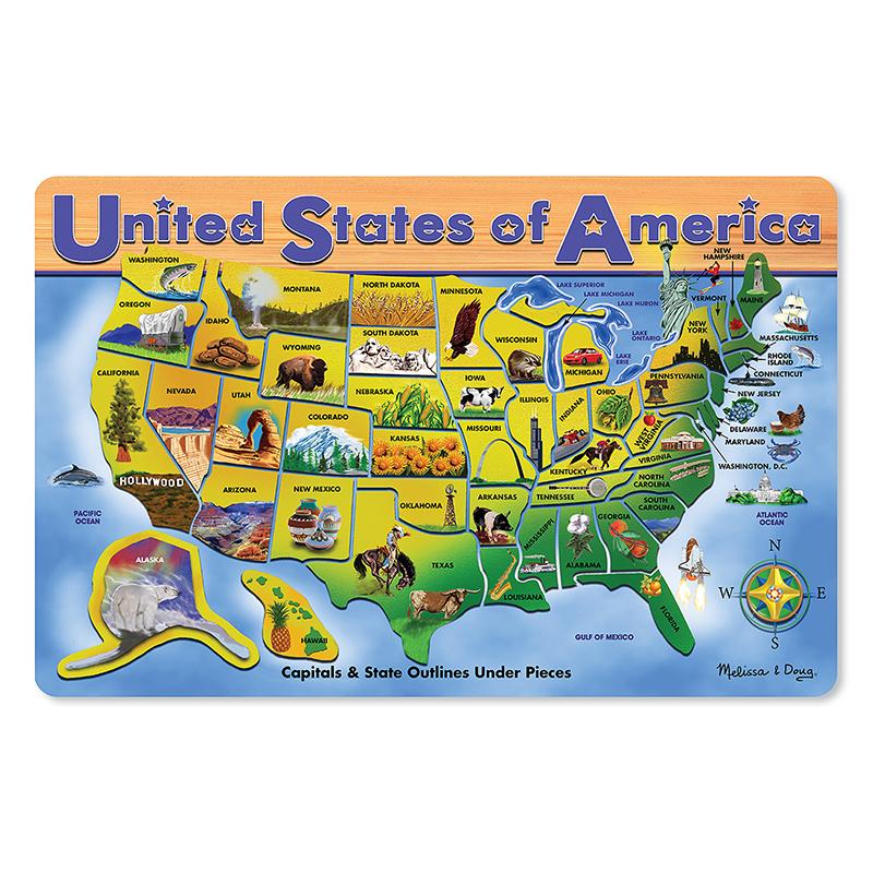 U.S.A. Map Puzzle, 12
