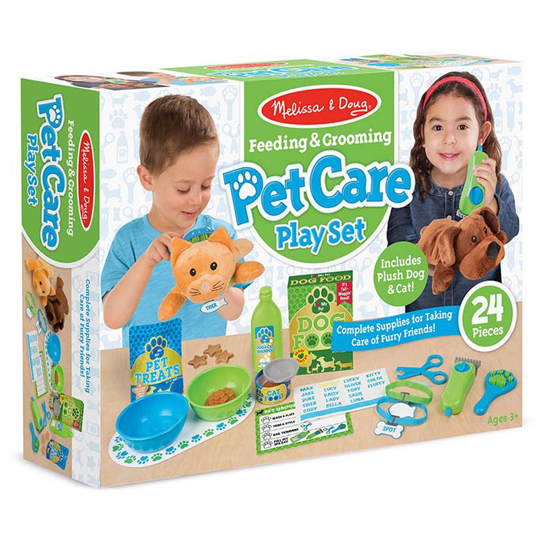 Feeding & Grooming Pet Care Play Set