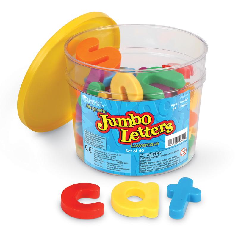 Jumbo Magnetic Letters and Numbers, Lowercase Letters