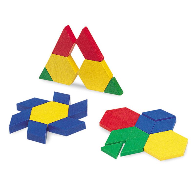Mini-Set Pattern Blocks: 1/2 cm, Pack of 100