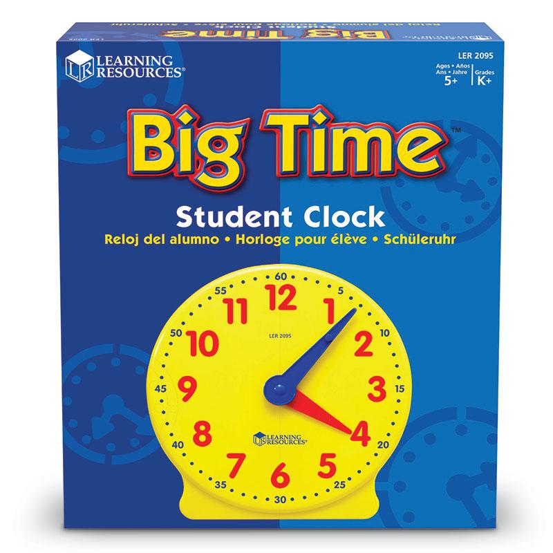  Big Time & Trade ; 12- Hour Student Learning Clock & Reg ;
