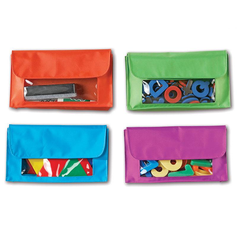  Magnetic Storage Pockets, Pack Of 4