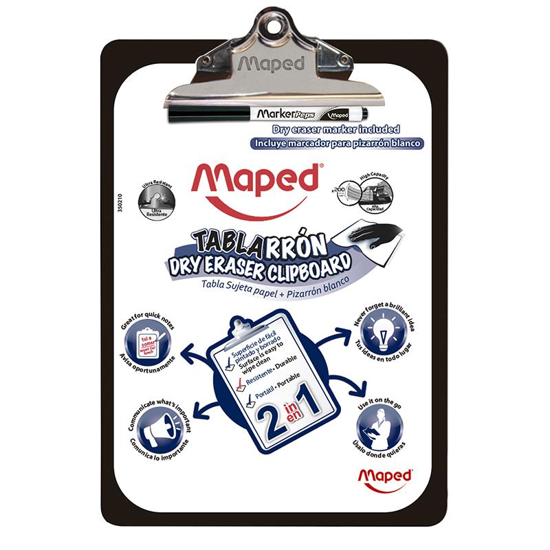 Maped® Dry Erase Clipboard