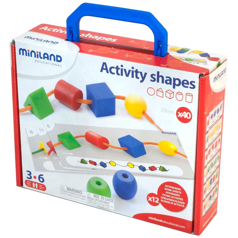 Activity Shapes, Giant Beads and Laces Set