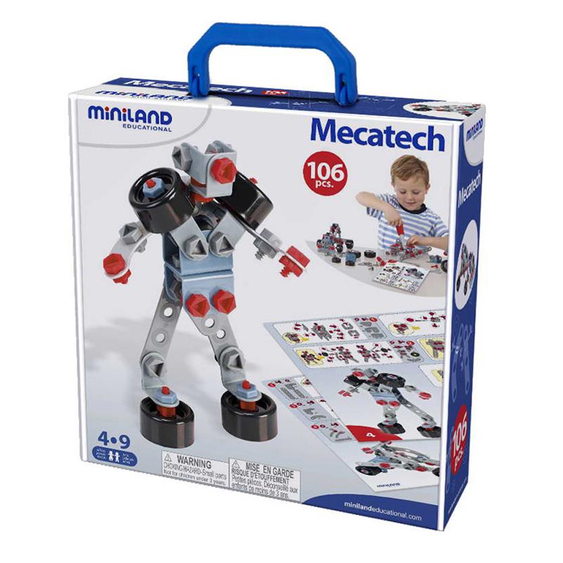 Mecatech, Vehicle & Robot Building Set, 106 Pieces