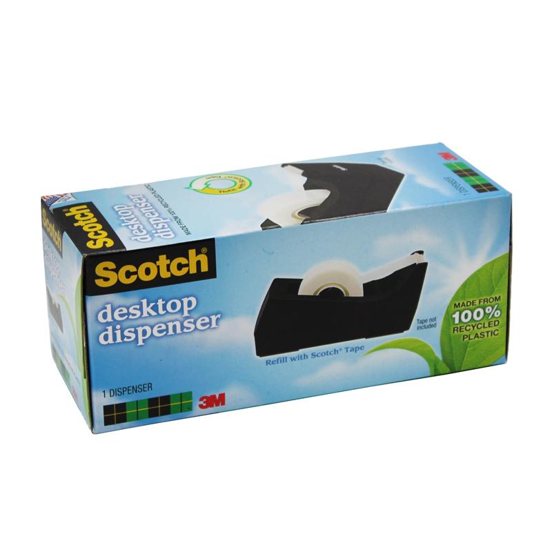  Scotch C38 Desk Tape Dispenser - Holds Total 1 Tape (S)- 1 